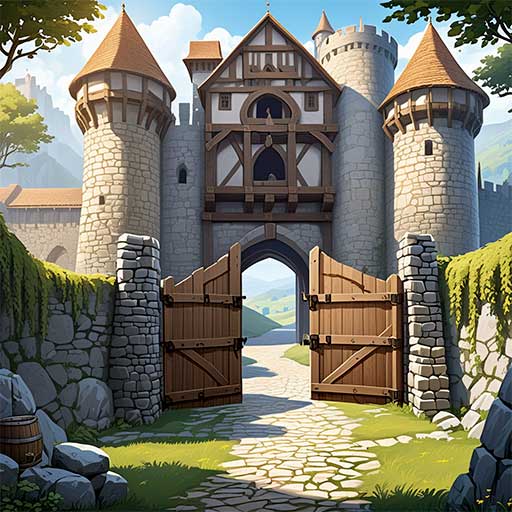 the castle gates