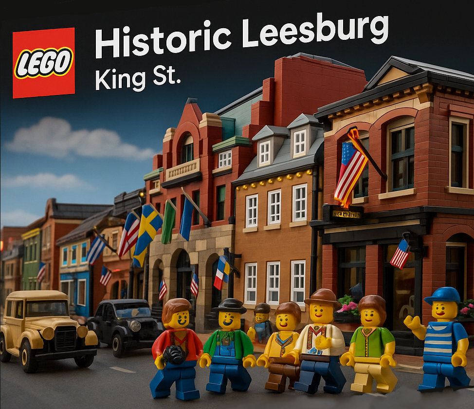 Lego-KingSt-1B town event promotion graphics