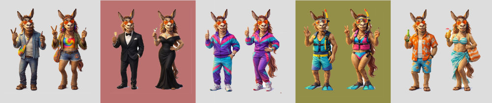 donk and betty characters