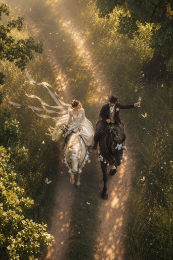 Horse-Wedding1-525H wedding couple on horses