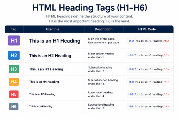 html titles