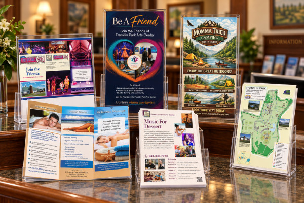 Brochure-Display-600 Loudoun designed brochures