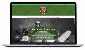 laptop-website1A pizza place website